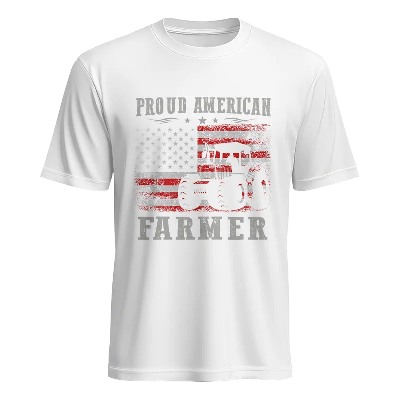 Image of Proud American Farmer - Unisex Heavy Cotton Tee