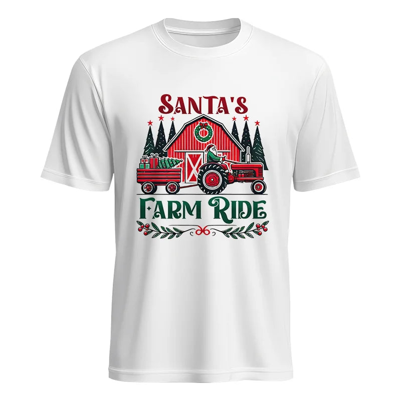 Santa's Farm Ride 1 - Unisex Heavy Cotton Tee