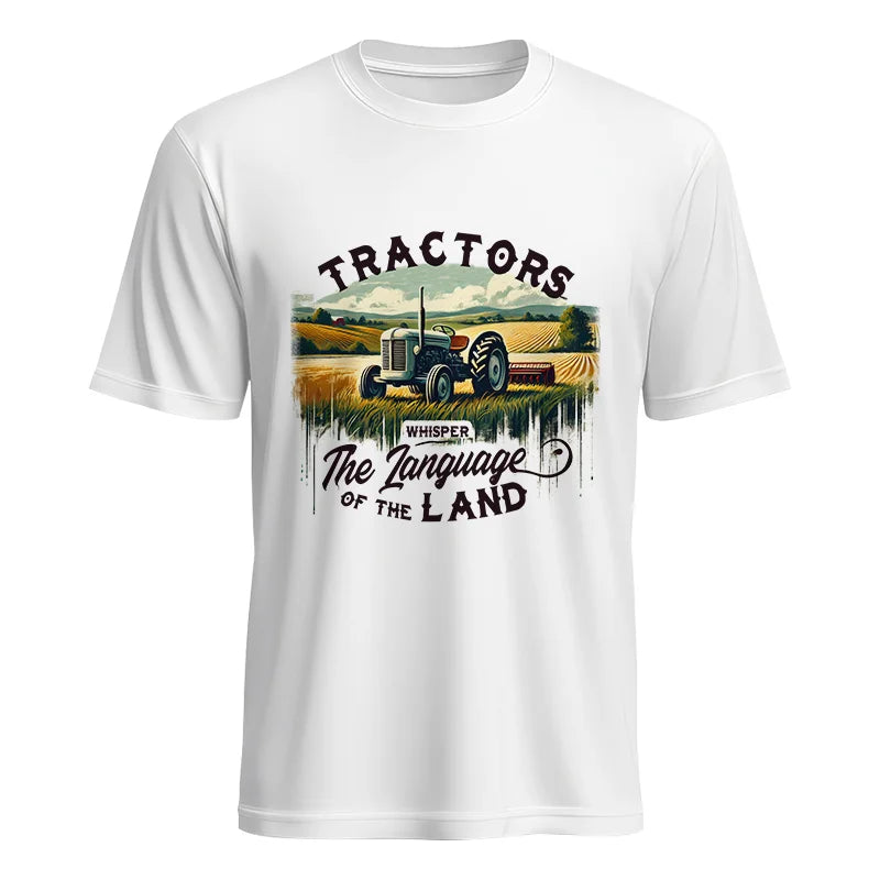 Tractors Whisper The Language Of The Land 2 - Unisex Heavy Cotton Tee