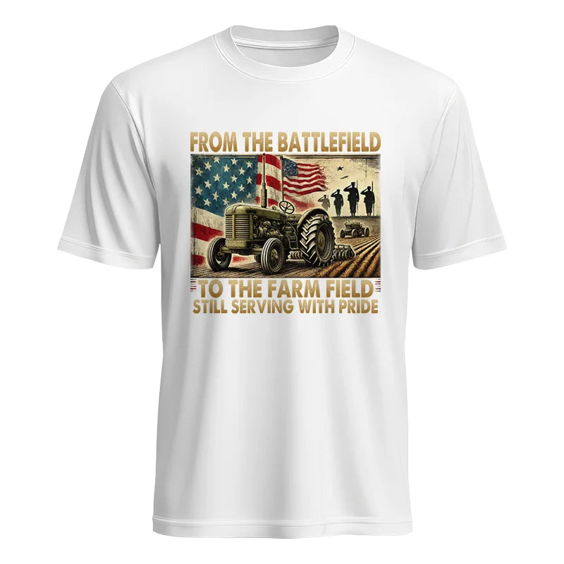 Image of Veteran Farmer From The Battlefield To The Farm Field 1 - Unisex Heavy Cotton Tee