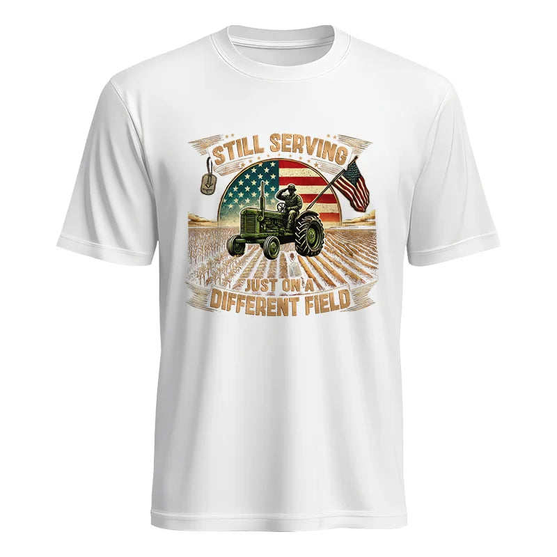 Image of Veteran Farmer Still Serving 8 - Unisex Heavy Cotton Tee