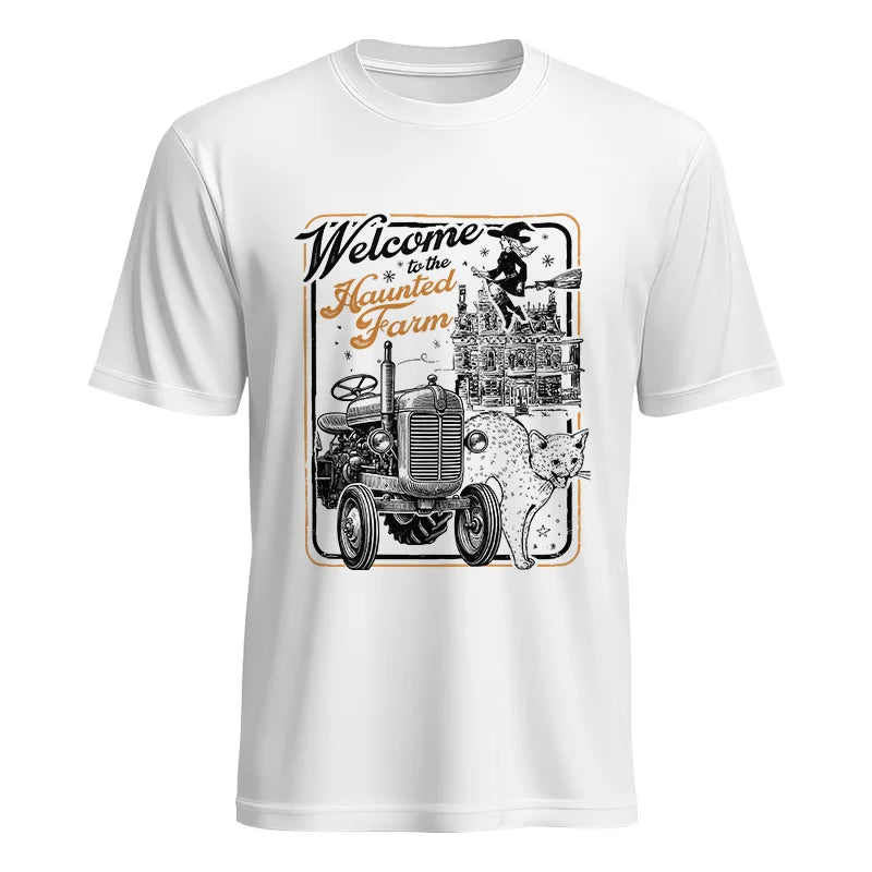 Image of Welcome To The Haunted Farm 1 - Unisex Heavy Cotton Tee