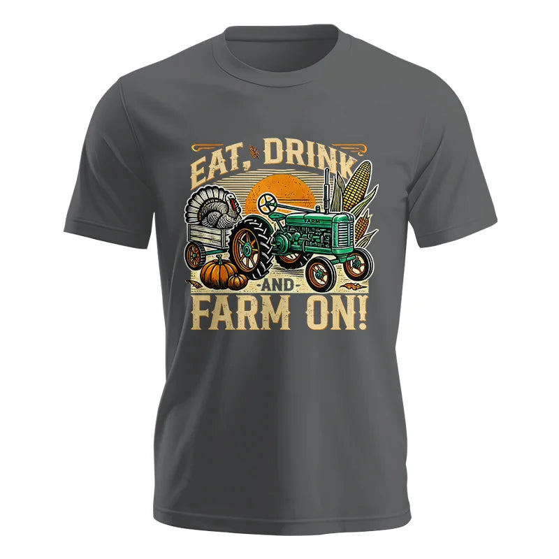 Eat Drink and Farm On - Unisex Jersey Short Sleeve Tee