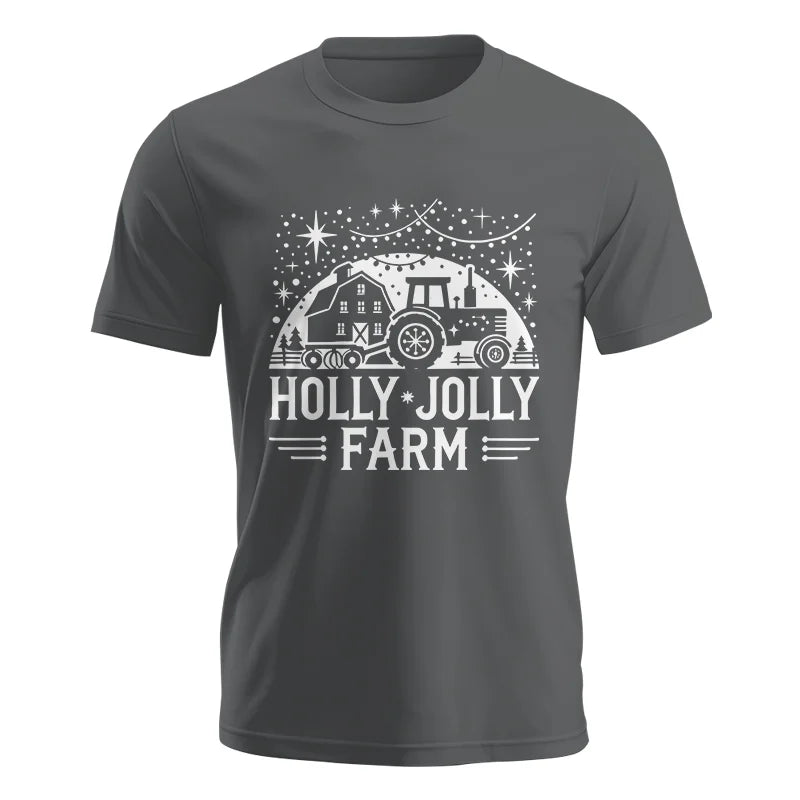 Image of Holly Jolly Farm 2 - Unisex Jersey Short Sleeve Tee