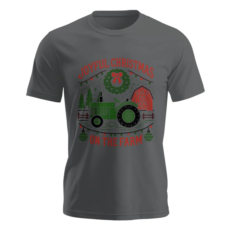 Image of Joyful Christmas On The Farm 3 - Unisex Jersey Short Sleeve Tee