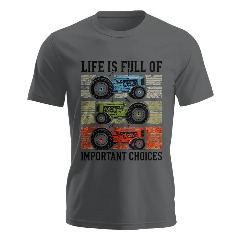 Image of Life Is Full Of Important Choices 3 - Unisex Jersey Short Sleeve Tee