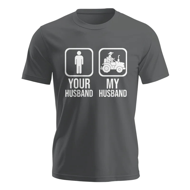 My Husband Is Cooler Than Yours Funny Farm Tractor 1 - Unisex Jersey Short Sleeve Tee