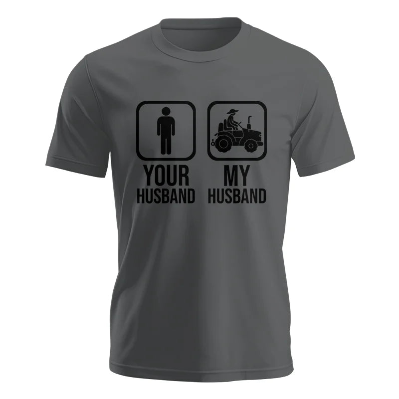 My Husband Is Cooler Than Yours Funny Farm Tractor 2 - Unisex Jersey Short Sleeve Tee