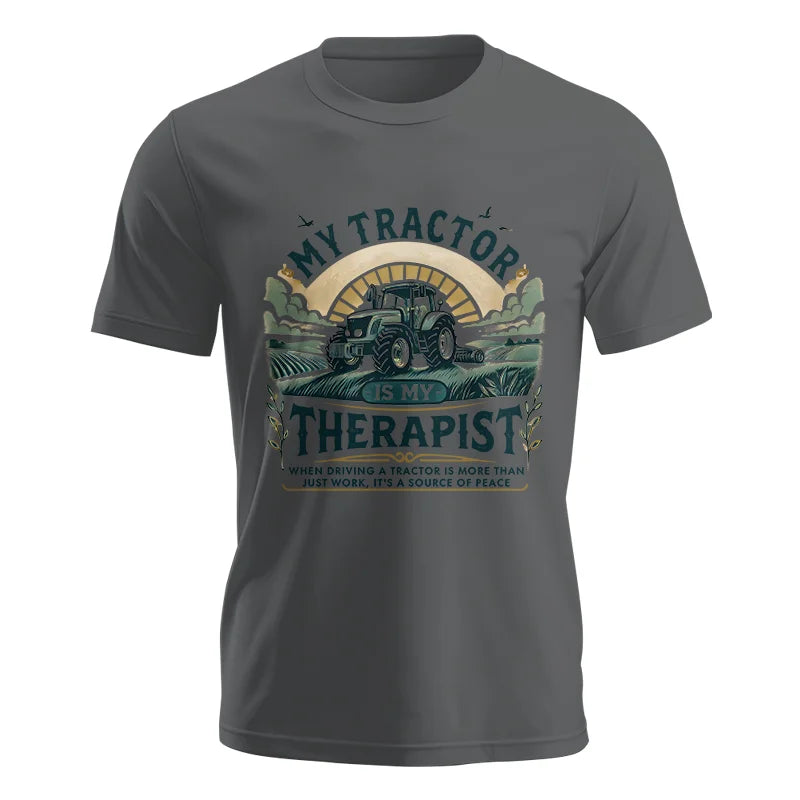 My Tractor Is My Therapist - Unisex Jersey Short Sleeve Tee