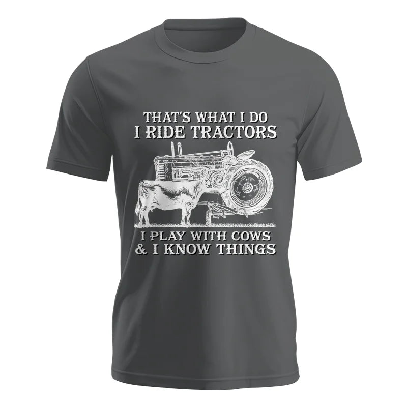 Image of That's What I Do I Ride Tractors - Unisex Jersey Short Sleeve Tee