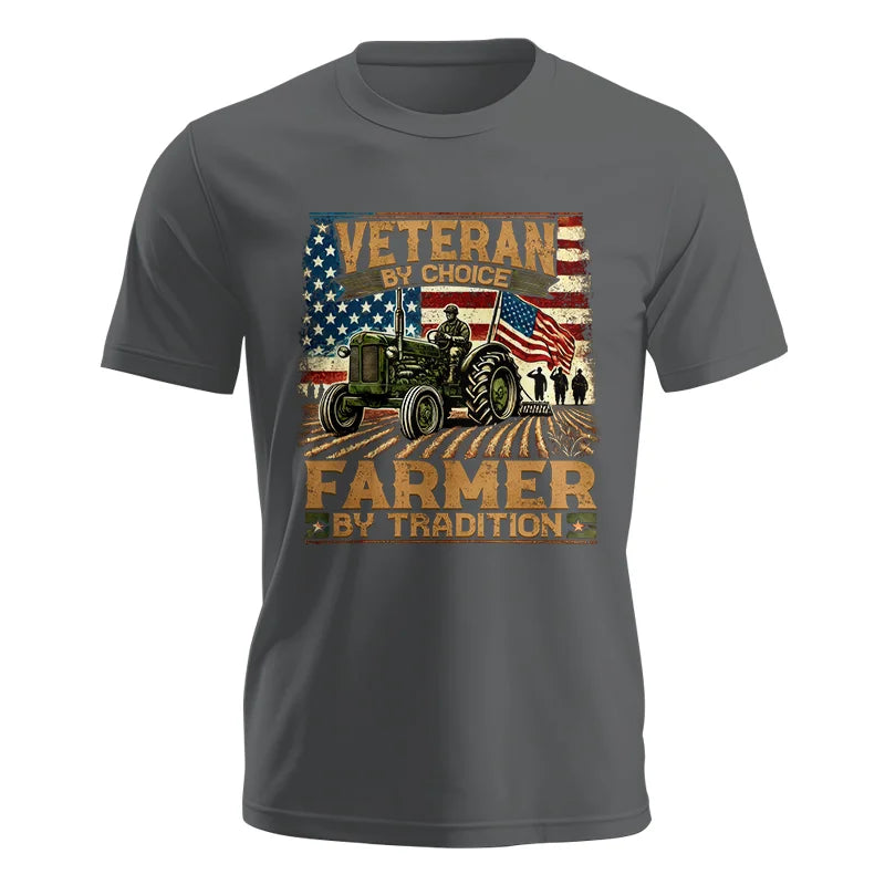 Image of Veteran Farmer Veteran By Choice_Farmer By Tradition - Unisex Jersey Short Sleeve Tee