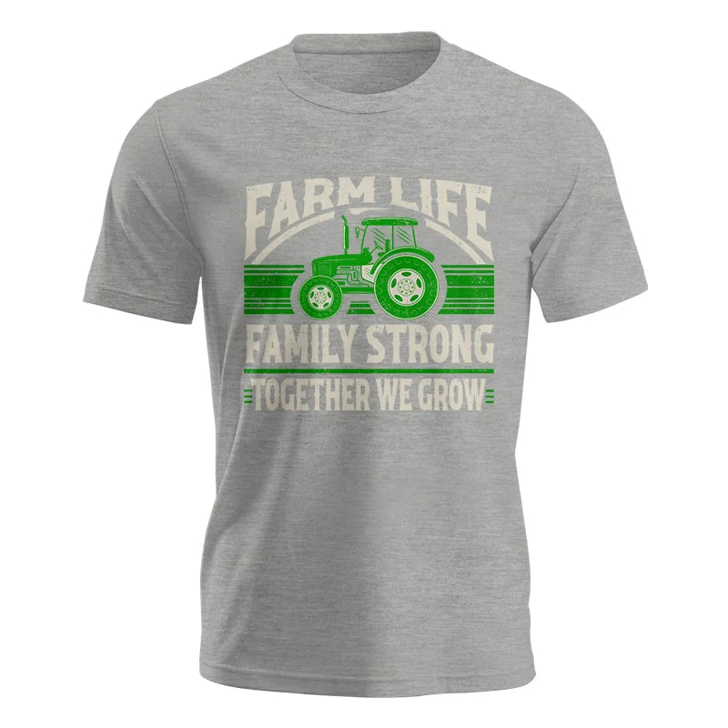 Image of Farm life Family Strong_Together We grow - Unisex Jersey Short Sleeve Tee