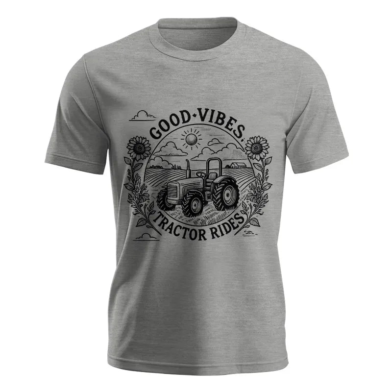 Image of Good Vibes Tractor Rides - Unisex Jersey Short Sleeve Tee