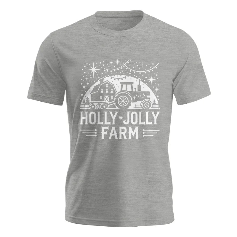 Image of Holly Jolly Farm 2 - Unisex Jersey Short Sleeve Tee