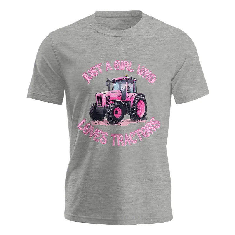 Image of Just A Girl Who Loves Tractors 1 - Unisex Jersey Short Sleeve Tee