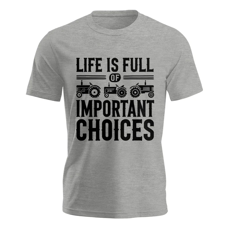 Image of Life Is Full Of Important Choices 26 - Unisex Jersey Short Sleeve Tee