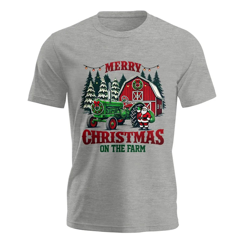 Merry Christmas On The Farm 3 - Unisex Jersey Short Sleeve Tee