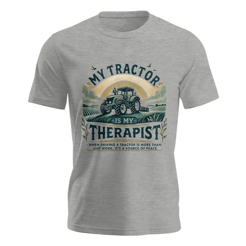 Image of My Tractor Is My Therapist - Unisex Jersey Short Sleeve Tee