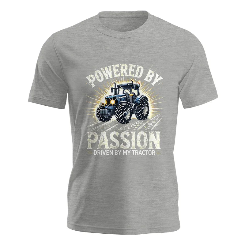 Powered By Passion Driven By My Tractor - Unisex Jersey Short Sleeve Tee