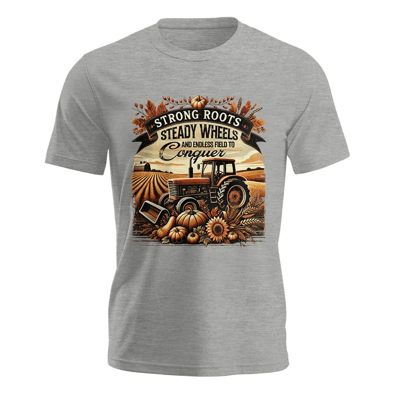 Thanksgiving Farmer Endless Fields To Conquer 2 - Unisex Jersey Short Sleeve Tee