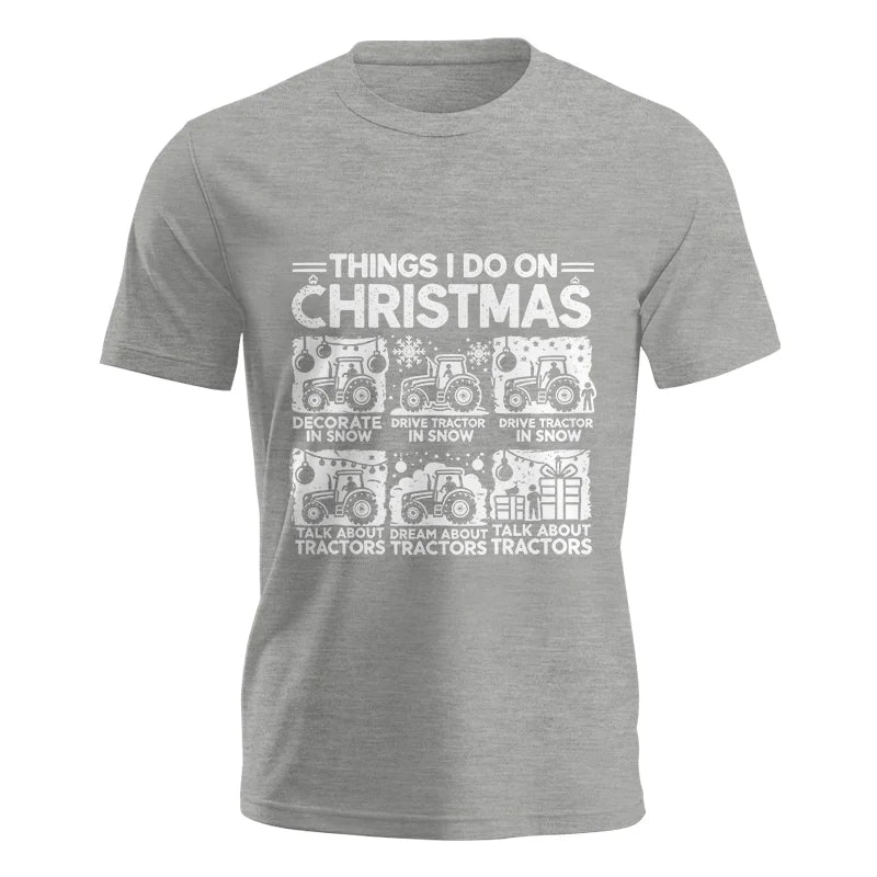 Things I Do On Christmas - Unisex Jersey Short Sleeve Tee