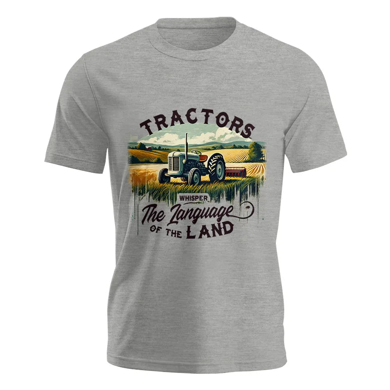 Tractors Whisper The Language Of The Land 2 - Unisex Jersey Short Sleeve Tee