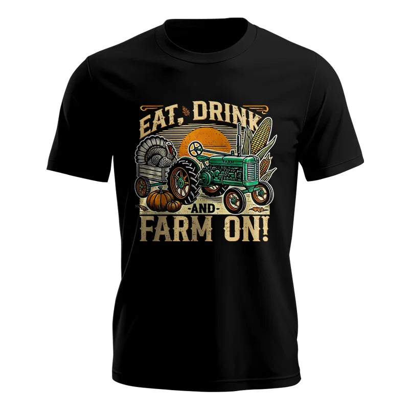 Eat Drink and Farm On - Unisex Jersey Short Sleeve Tee