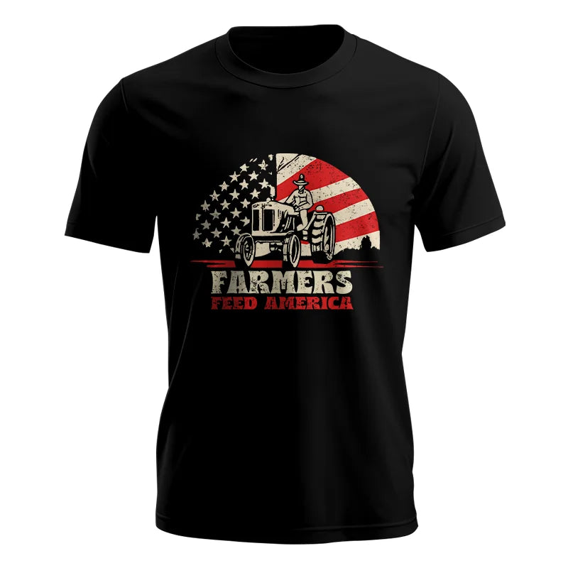 Farmers Feed America Support Farmers - Unisex Jersey Short Sleeve Tee