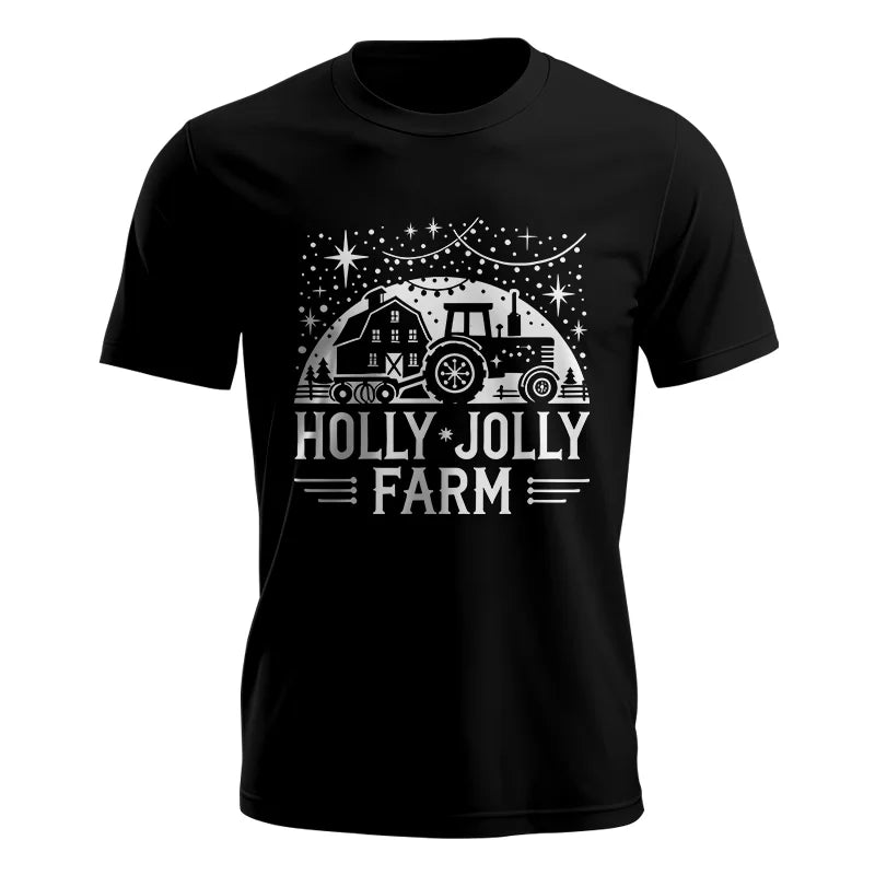 Image of Holly Jolly Farm 2 - Unisex Jersey Short Sleeve Tee