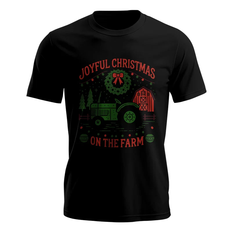 Image of Joyful Christmas On The Farm 3 - Unisex Jersey Short Sleeve Tee