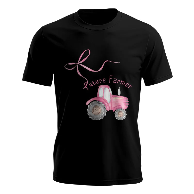 Pink Bow Cute Tractor - Unisex Jersey Short Sleeve Tee