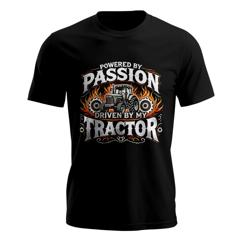 Image of Powered By Passion Driven By My Tractor 1 - Unisex Jersey Short Sleeve Tee