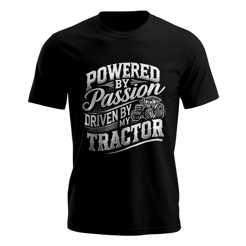 Image of Powered By Passion Driven By My Tractor 2 - Unisex Jersey Short Sleeve Tee