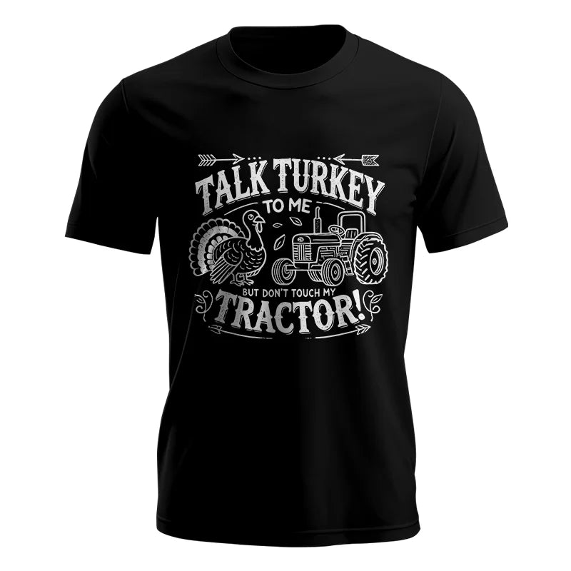 Image of Talk Turkey to Me But Don’t Touch My Tractor 2 - Unisex Jersey Short Sleeve Tee