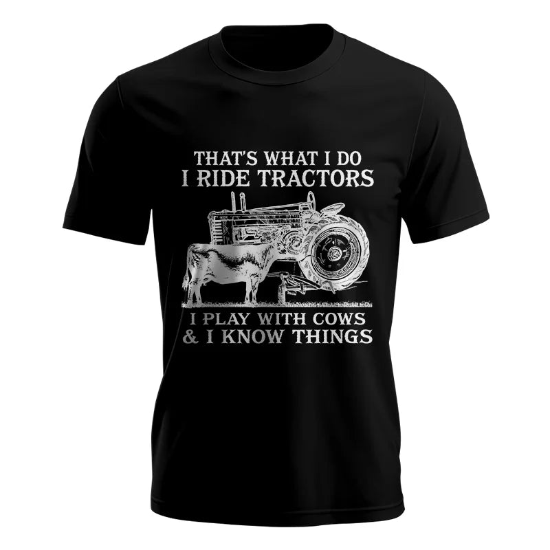 That's What I Do I Ride Tractors - Unisex Jersey Short Sleeve Tee