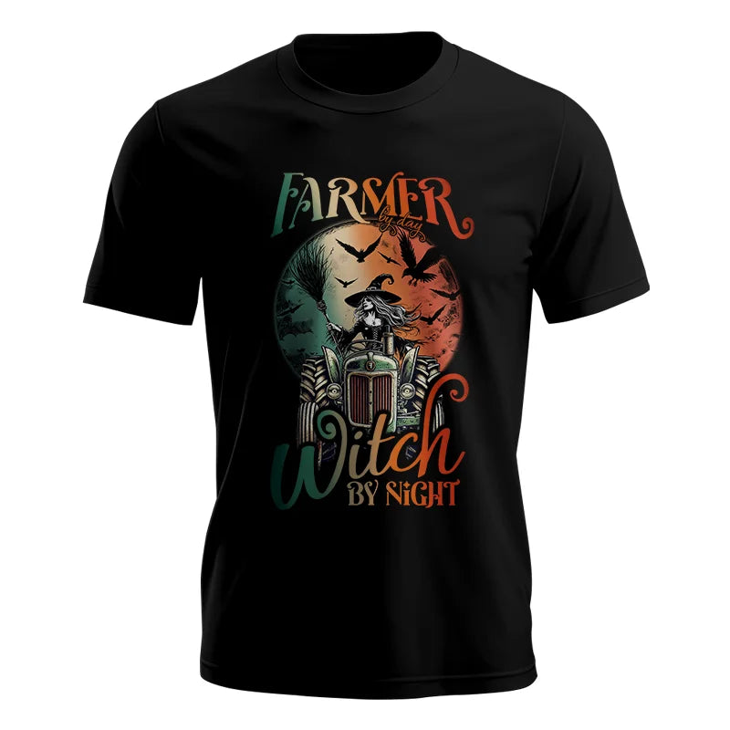 Tractor Halloween Farmer By Day Witch By Night - Unisex Jersey Short Sleeve Tee