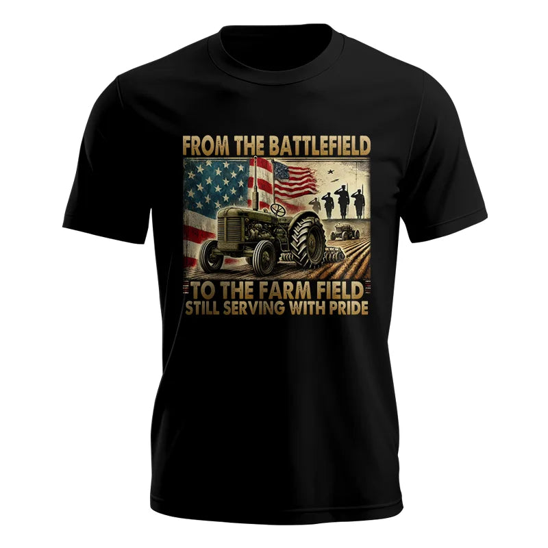 Image of Veteran Farmer From The Battlefield To The Farm Field 1 - Unisex Jersey Short Sleeve Tee