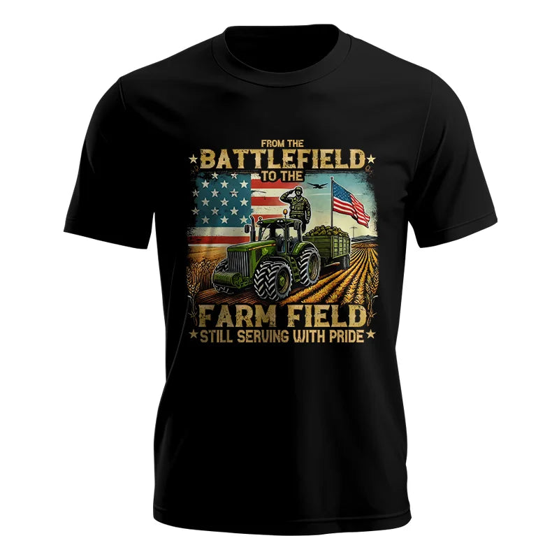 Image of Veteran Farmer From The Battlefield To The Farm Field 2 - Unisex Jersey Short Sleeve Tee