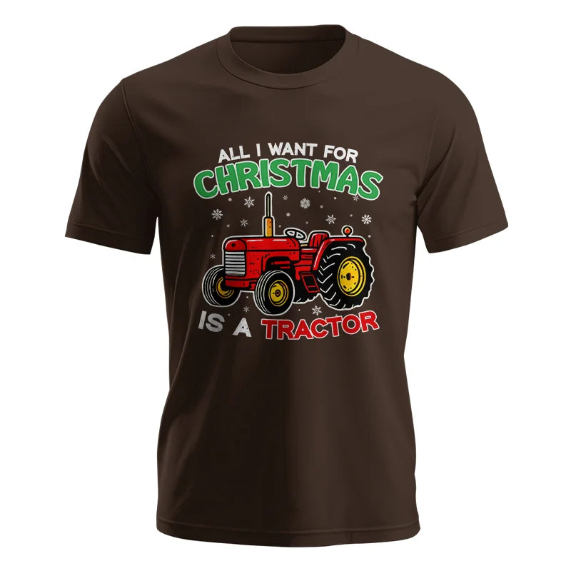 Image of All I Want For Christmas Is A Tractor - Unisex Jersey Short Sleeve Tee