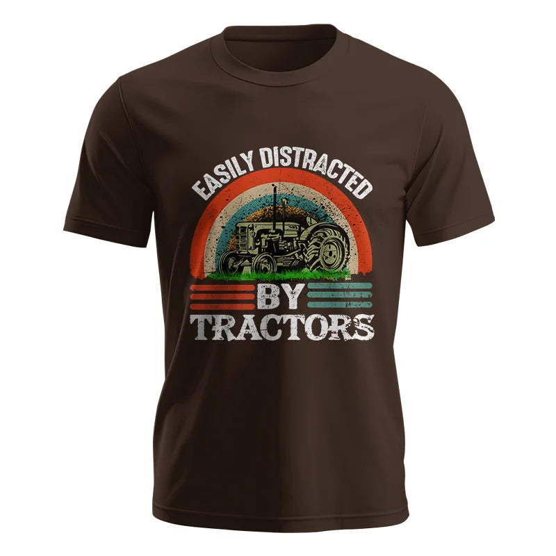 Image of Easily Distracted By Tractors - Unisex Jersey Short Sleeve Tee