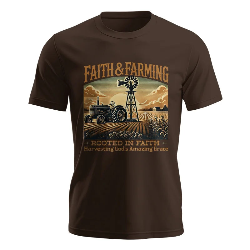 Image of Faith And Farming 3 - Unisex Jersey Short Sleeve Tee