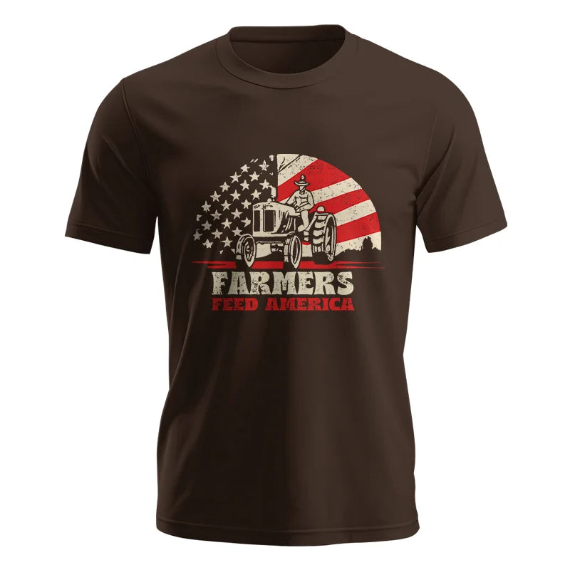 Image of Farmers Feed America Support Farmers - Unisex Jersey Short Sleeve Tee