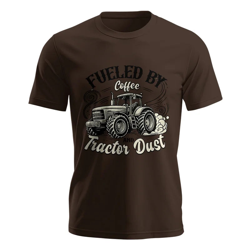 Image of Fueled By Coffee And Tractor Dust 2 - Unisex Jersey Short Sleeve Tee