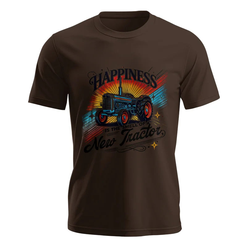 Happiness Is The Smell Of A New Tractor - Unisex Jersey Short Sleeve Tee