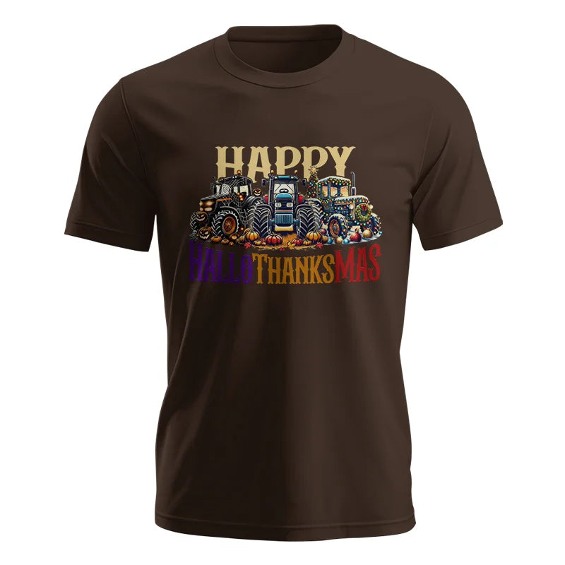 Happy HalloThanksMas - Unisex Jersey Short Sleeve Tee