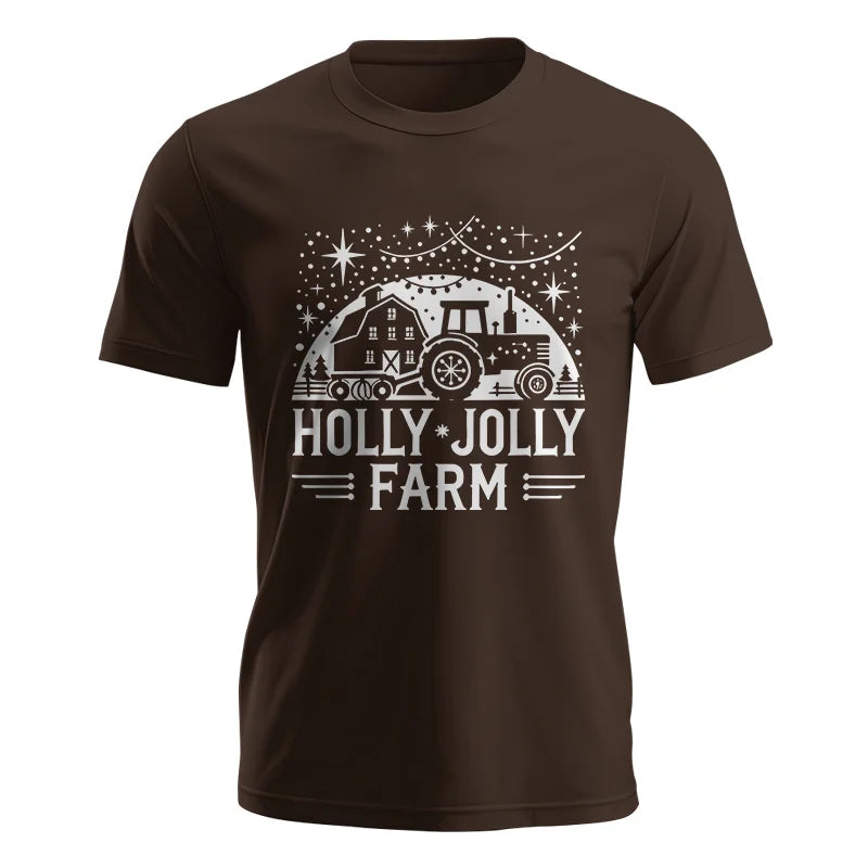 Image of Holly Jolly Farm 2 - Unisex Jersey Short Sleeve Tee