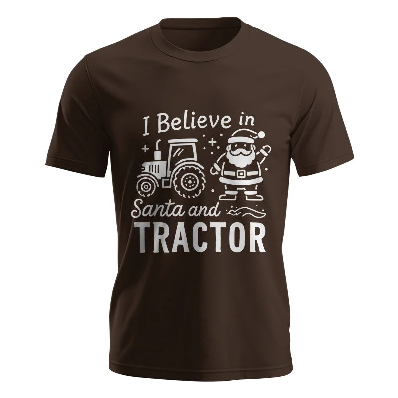 I Believe In Santa And Tractor - Unisex Jersey Short Sleeve Tee