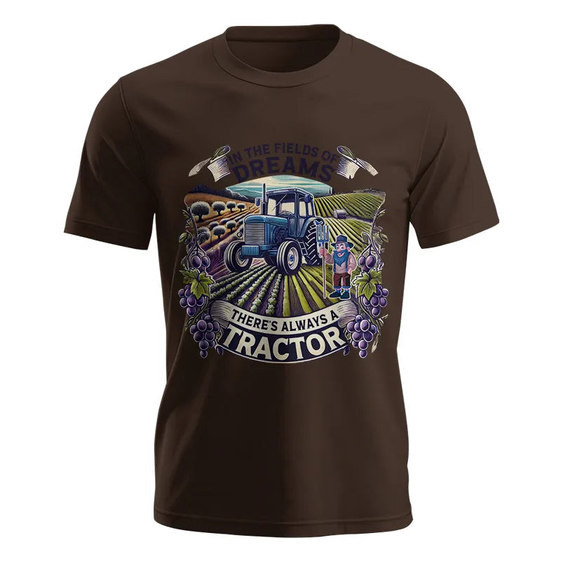 In The Fields Of Dreams There's Always A Tractor 1 - Unisex Jersey Short Sleeve Tee