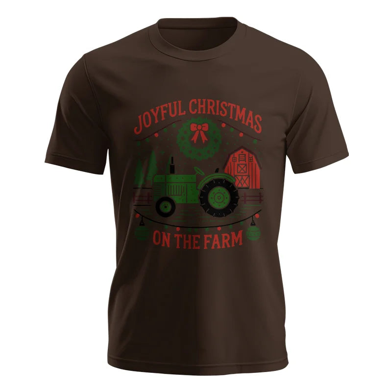 Image of Joyful Christmas On The Farm 3 - Unisex Jersey Short Sleeve Tee