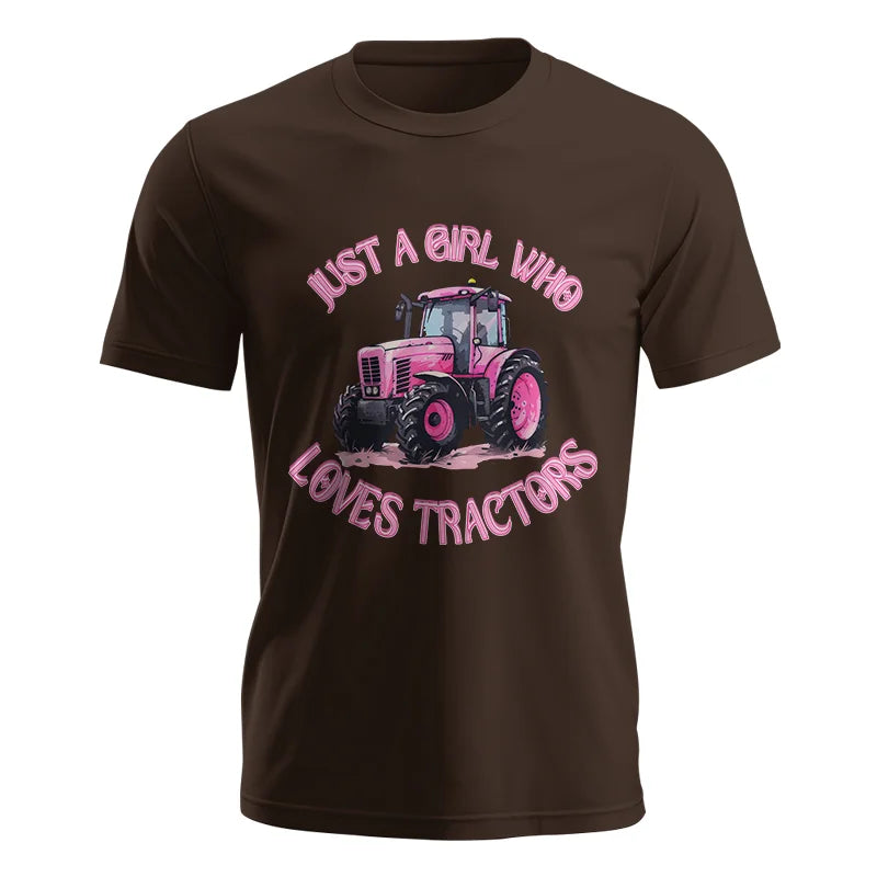 Image of Just A Girl Who Loves Tractors 1 - Unisex Jersey Short Sleeve Tee